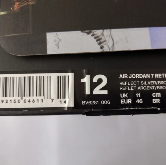 Air Jordan 7 Reflections Of A Champion Size 12. - Picture 11 of 14